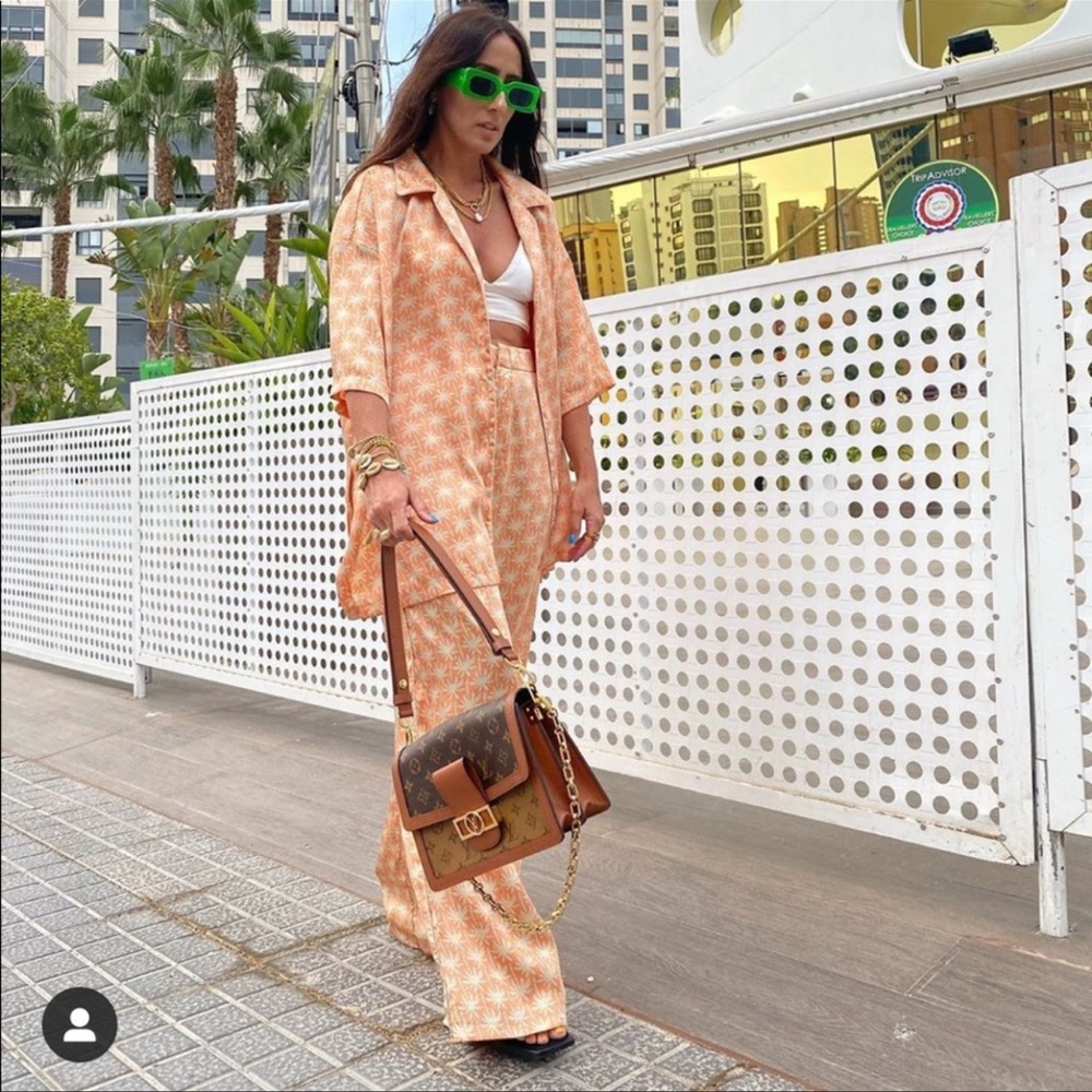 Zara print blouse